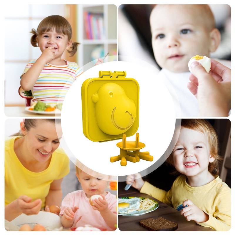 Khuôn Luộc Trứng Tạo Hình Gà Con Dễ Thương Tiện Dụng DIY