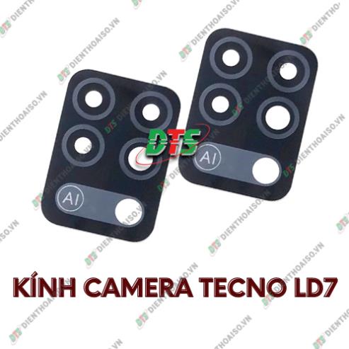 Mặt kính camera tecno LD7 sẵn keo dán