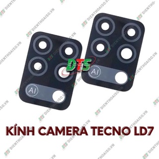Mặt kính camera tecno LD7 sẵn keo dán