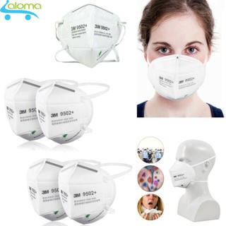 Combo 5 khẩu trang chính hãng 3M 9502+ 5 lớp lọc bụi siêu vi PM 2.5 đeo 1 tháng- Món quà cho sức khỏe