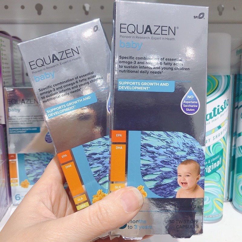 UK - DHA Equazen bổ sung DHA cho bé thông minh từ 6 tháng tuổi