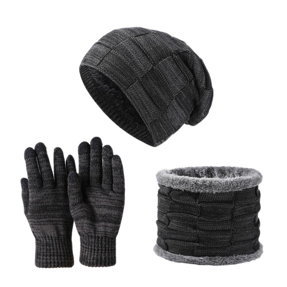 EBINLANDS Mũ beanie Dày Giữ Ấm Có Thể Chạm Màn Hình Cảm Ứng