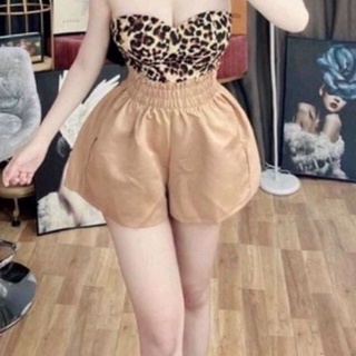 Quần shorts lưng thun ống rộng PC