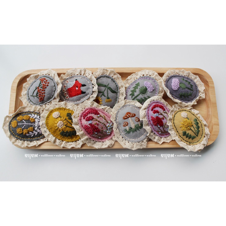 DIY TỰ LÀM GHIM CÀI ÁO PHONG CÁCH CHÂU ÂU- KIT NGUYÊN LIỆU THÊU TAY LÀM TRANG SỨC- MIE HANDMADE SHOP