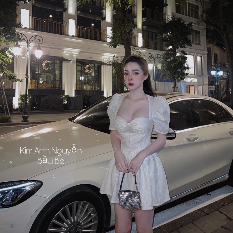 VÁY GẤM CÚP NGỰC 3 MÀU XINH LẮM