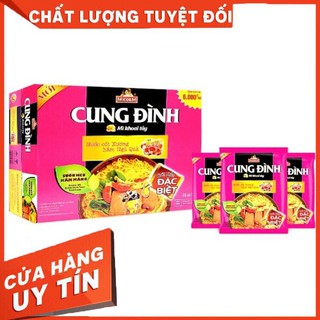 Mì tôm Cung Đình khoai tây đủ các vị  thùng 30 gói x 80g