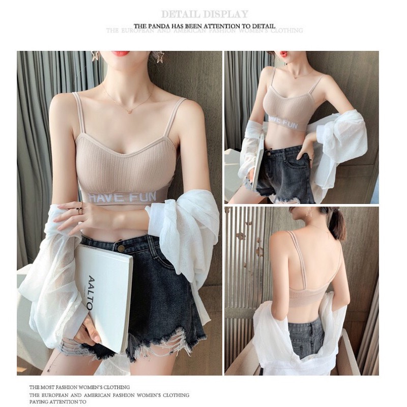 Áo Bra Cúp Ngực Dây Kép Have Fun