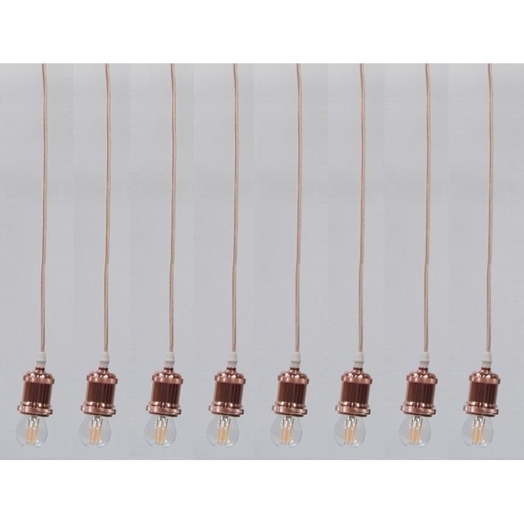 Bộ 8 dây đèn thả cổ điển bóng Led Edison G45 4W