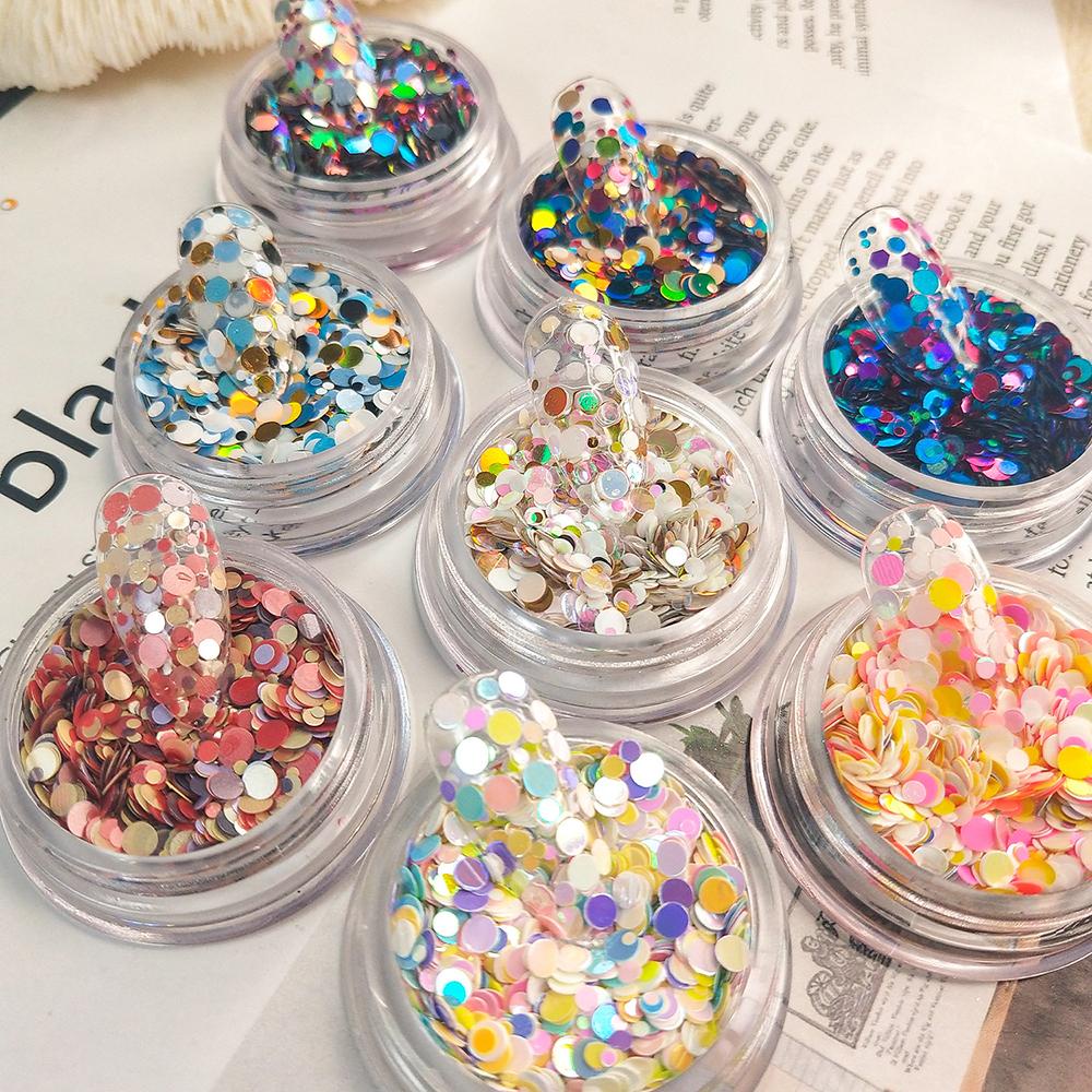 Hạt Charm Tròn Đính Trang Trí Móng Tay Nghệ Thuật DIY