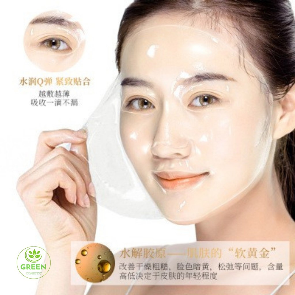 Mặt Nạ Dưỡng Da Beautecret – Mặt nạ thạch collagen cấp nước 24k giúp da căng bóng mịn màng mask nội địa trung