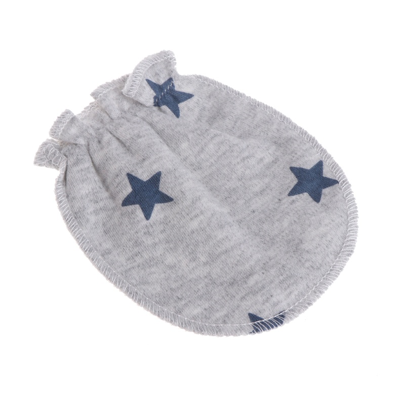 Set 3 Đôi Găng Tay Đan Len Dễ Thương Chống Nấm Mốc Bảo Vệ Mặt Cho Bé Sơ Sinh