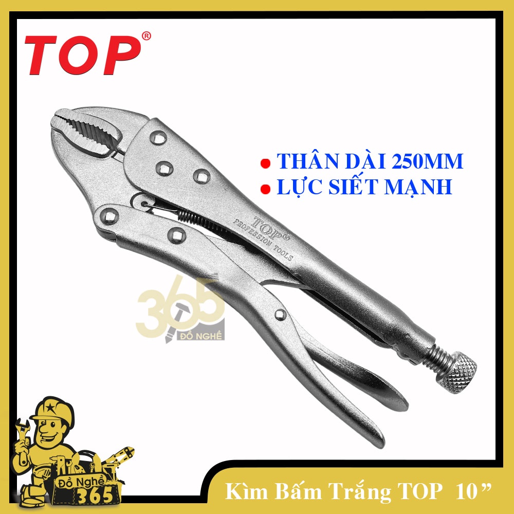 Kìm bấm chết TOP xi trắng 10" (250mm) - TP-2101-10K