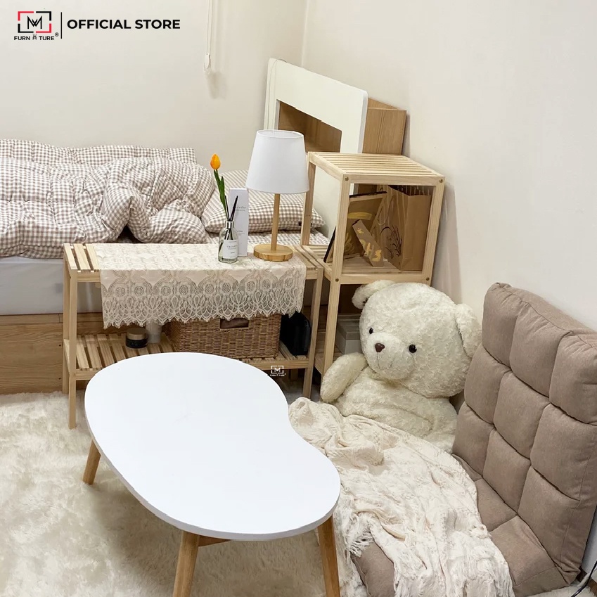 Bàn trà sofa hình hạt đậu hàn quốc thương hiệu MW FURNITURE - Nội thất căn hộ