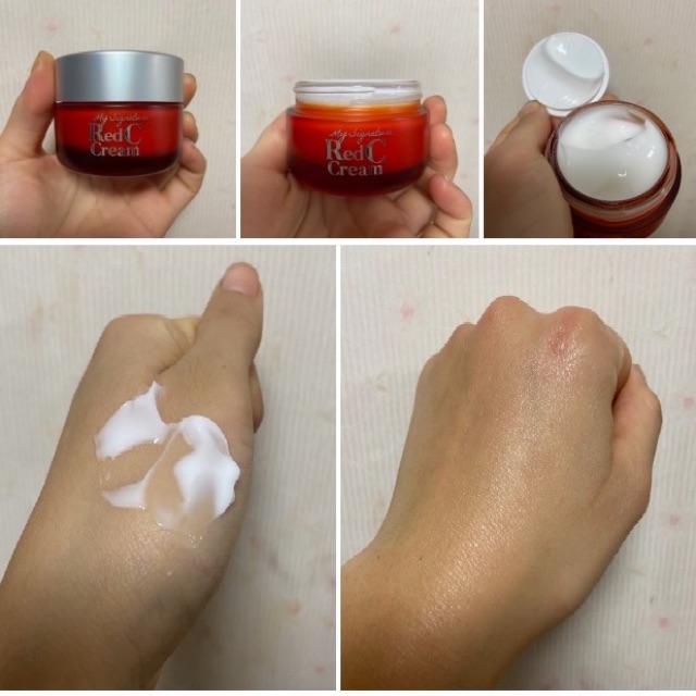 Kem Dưỡng Ẩm Trắng Da Tia'm My Signature Red C Cream