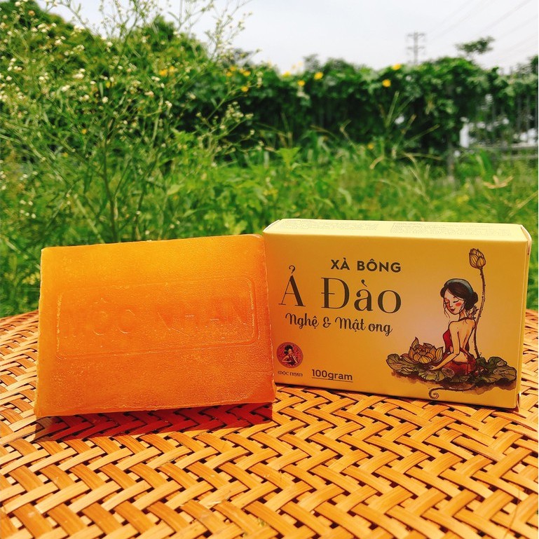 [FREESHIP] [HÀNG CAO CẤP] Xà Bông Nghệ Mật Ong - Mướp Đắng Tràm Trà Soap Ả Đào Mộc Nhan [Tặng Túi Lưới Tạo Bọt] | BigBuy360 - bigbuy360.vn