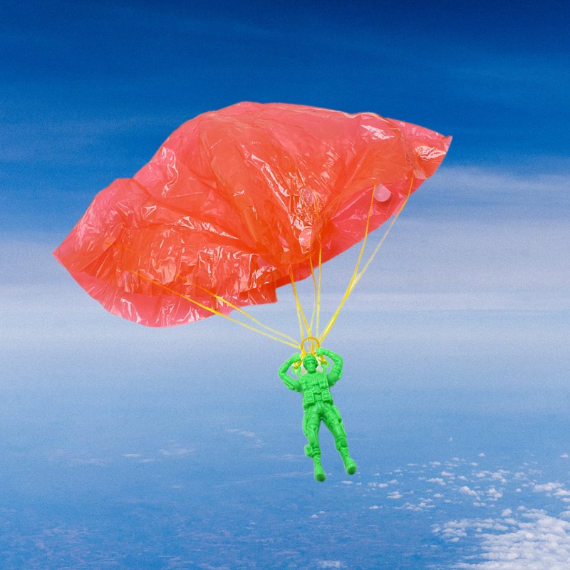 Đồ Chơi Lính Nhảy Dù Cầm Tay 2 Trong 1 Cho Trẻ Em