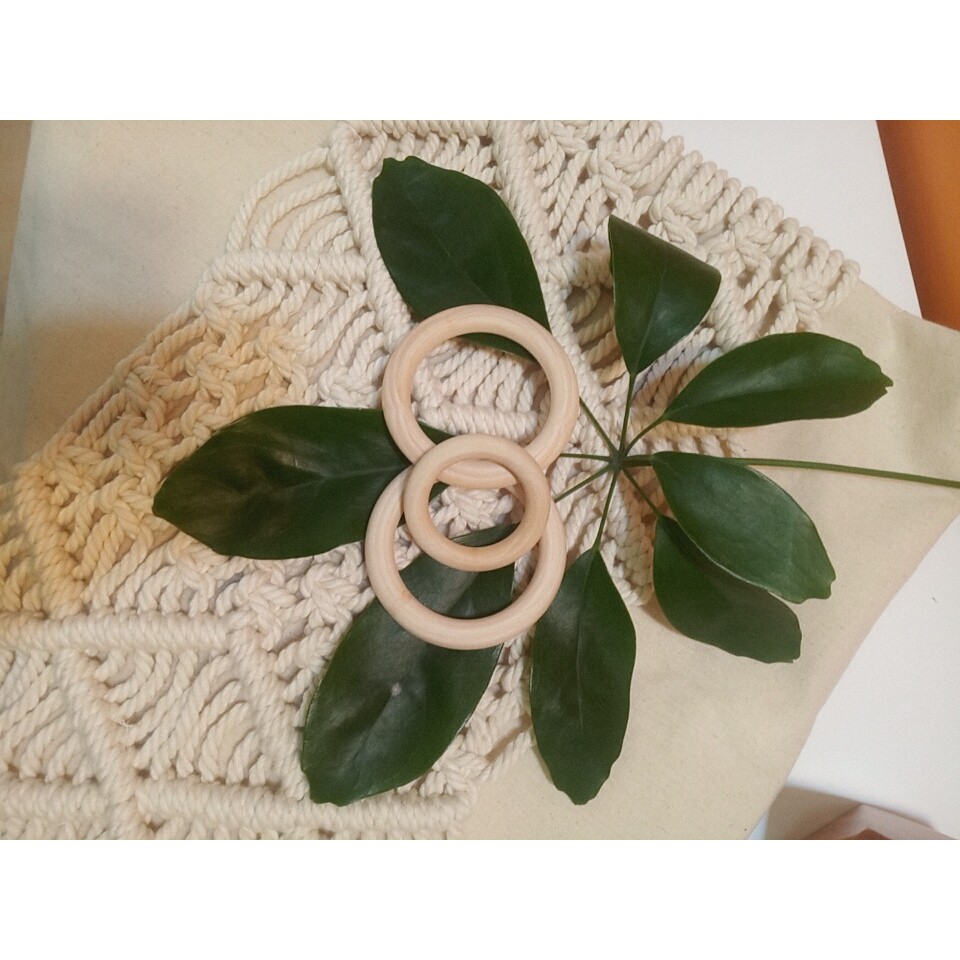 1 Vòng tròn gỗ làm thủ công