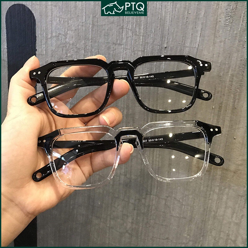 Mắt Kính Gọng Vuông Chống Ánh Sáng Xanh Thời Trang Phong Cách Hàn Quốc