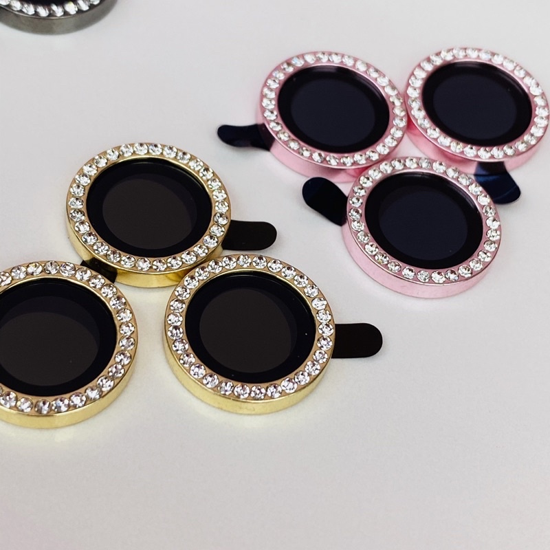 Mắt camera đính kim cương sáng bóng siêu đẹp dán bảo vệ camera 14promax/13promax/11promax/12promax