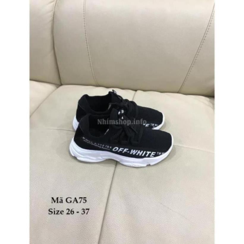 [Sale 3/3]Giày Thể Thao Yeezy Zebra Cho Bé Trai Và Bé Gái 3 - 12 Tuổi GA75 -Ta1 :