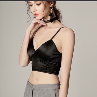 Bra lụa bóng croptop siêu đẹp