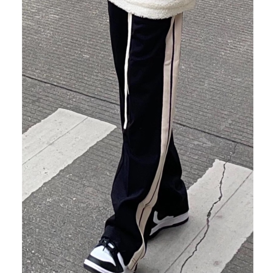 Quần Thể Thao Nữ Dài Ống Rộng Thời Trang Hàn