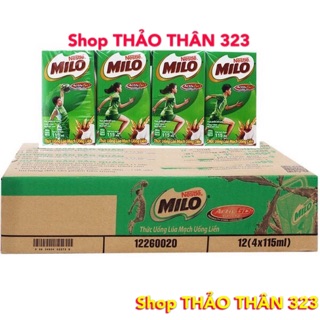 Sữa MILO LÚA MẠCH 115ml Thùng 48hộp