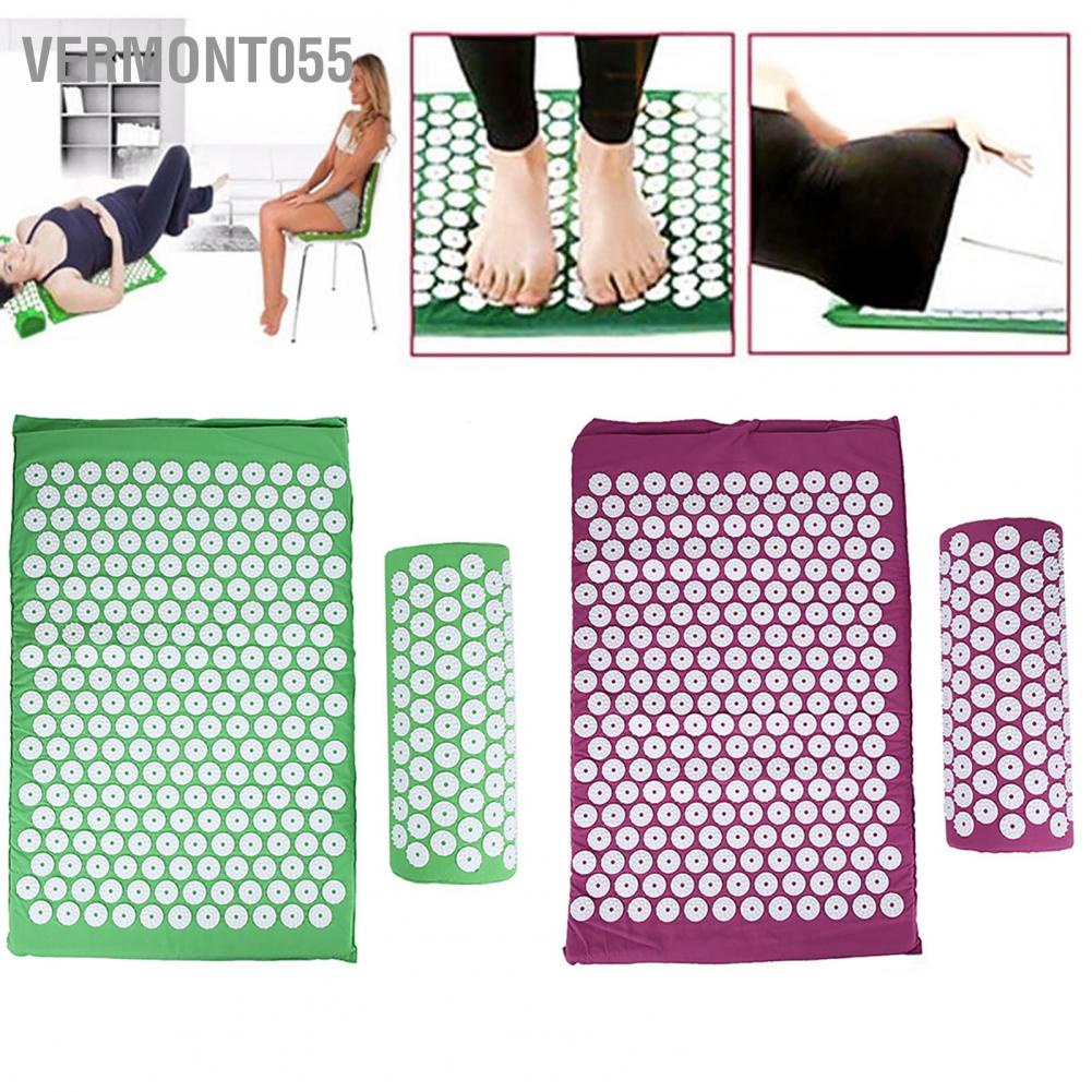 Có thể bán buôn Đệm mát xa bấm huyệt châm cứu tập yoga kèm gối và túi vải tiện lợi Hàng giao ngay