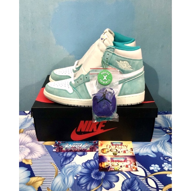 'Giày Cổ Cao' Nike Air Jordan 1 Retro High Turbo Green