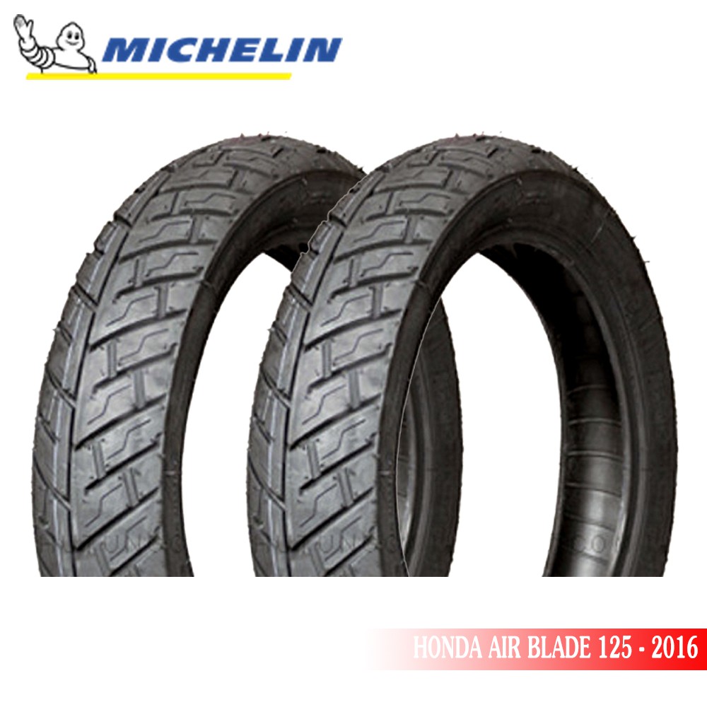 Cặp lốp xe HONDA AIR BLADE 125 2016 MICHELIN TRƯỚC 80/90-14 CITY GRIP PRO và SAU 90/90-14 CITY GRIP PRO