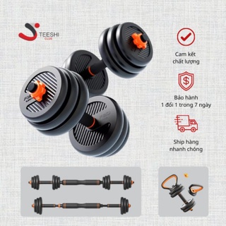 Bộ Tạ Tay Tạ đòn Tạ đẩy Composite Điều Chỉnh Đa Năng FED loại 20kg (Bảo hành 12 tháng)