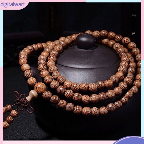 Vòng chuỗi đeo tay hạt bằng gỗ 8mm phong cách thời trang cao cấp cho nam và nữ