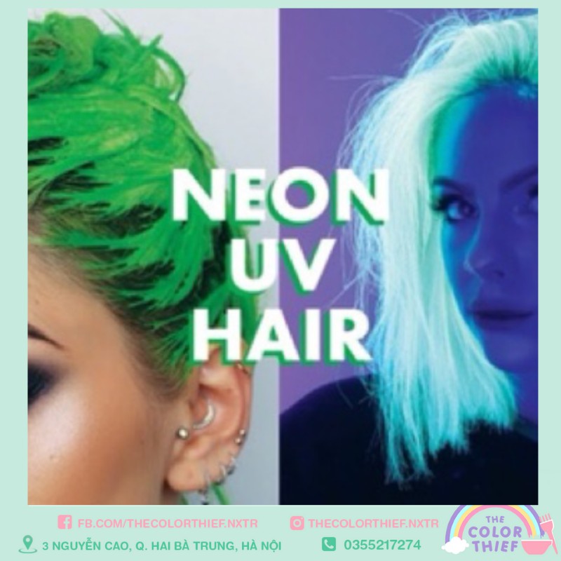 [Part 3] Thuốc nhuộm phản quang tia UV - Crazy Color Neon UV Semi-permanent Hairdye