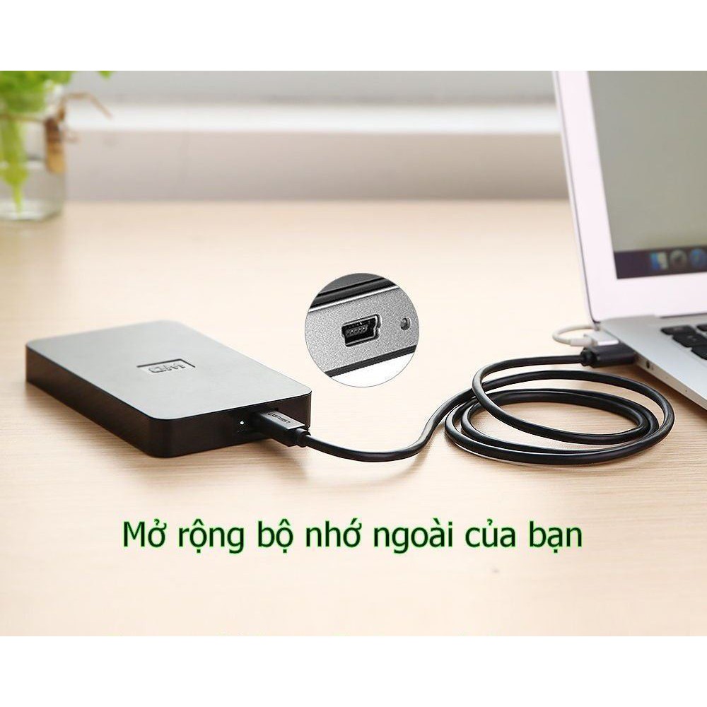 Cáp Mini USB 2.0 dài 0.5m Ugreen 10354 - 10386