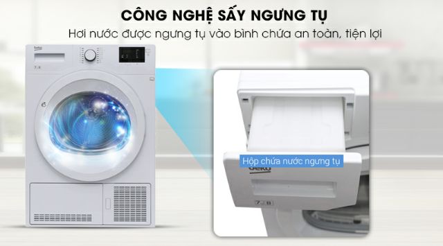 Máy sấy Beko 7 kg DU7133 GAO