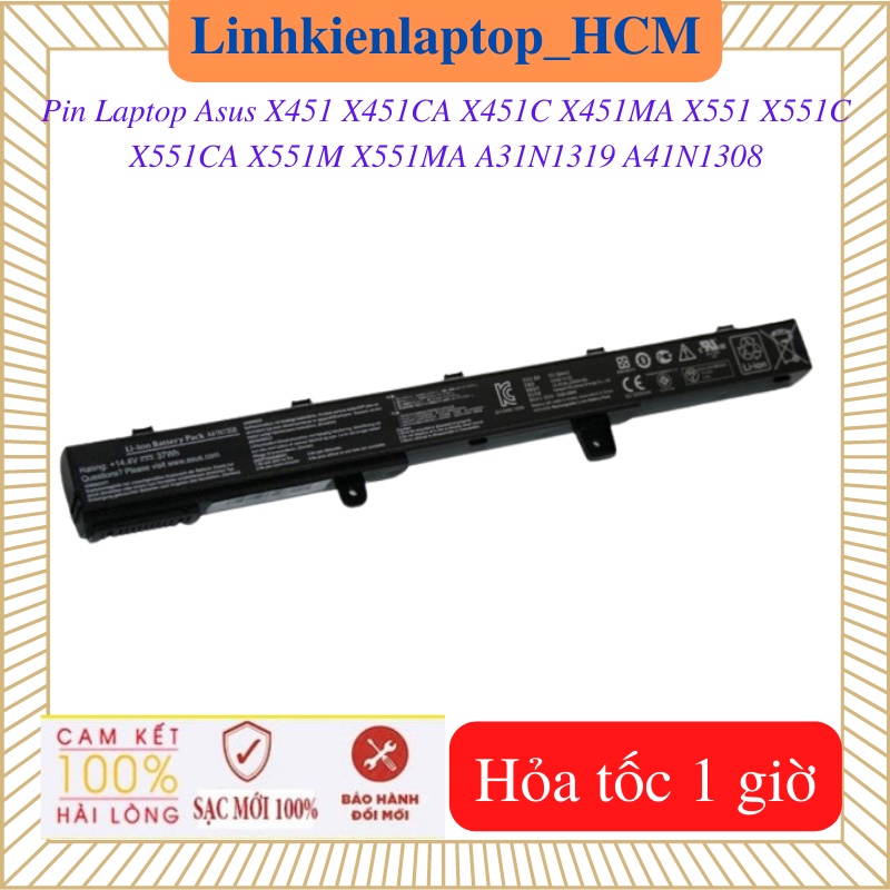 Pin Asus X451 A31N1319 A41N130 X451C8 X451CA X451MA X551 X551C X551CA X551M X551MA