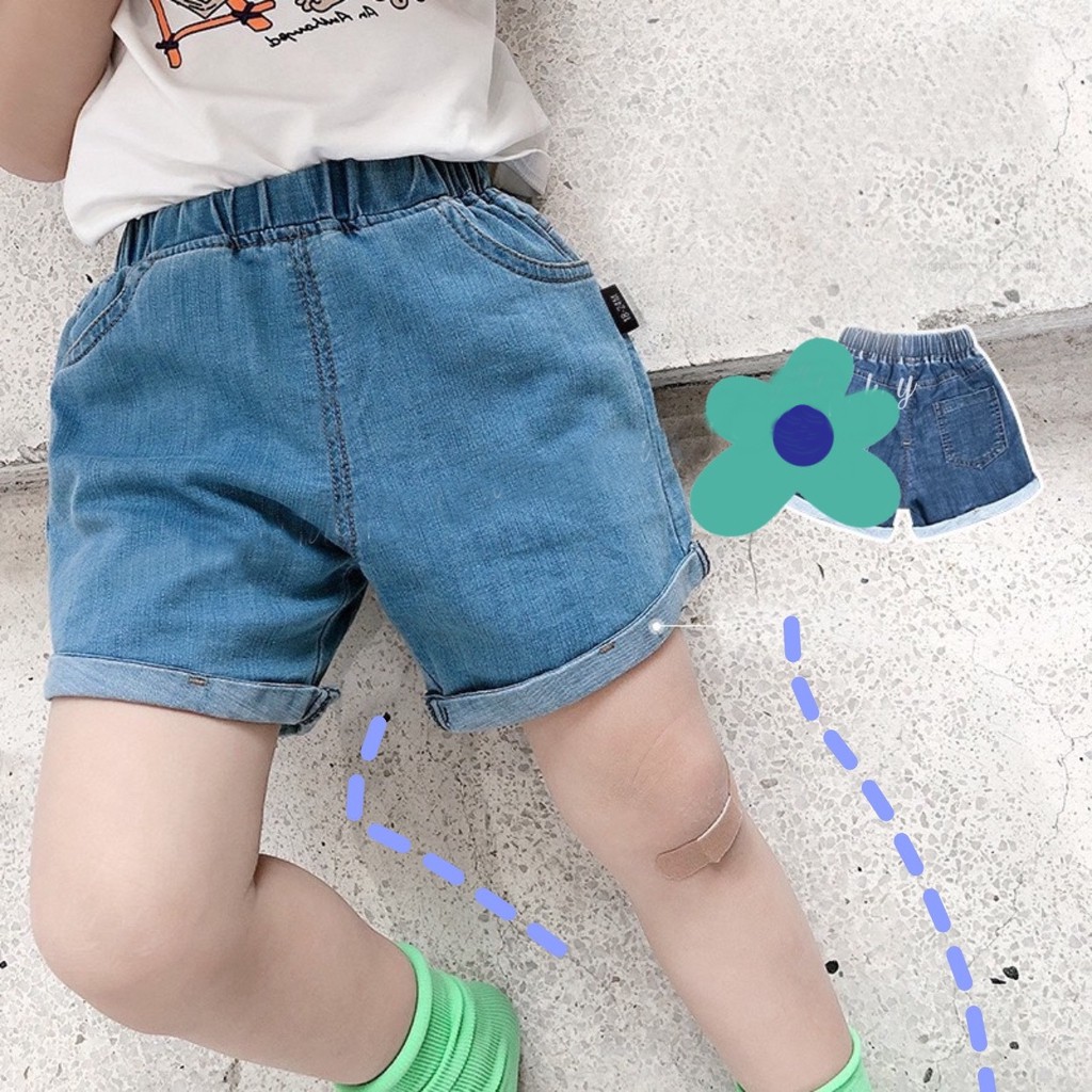 QUẦN SHORT BÒ CHO BÉ TRAI BÉ GÁI 8-18kg (HN 46)