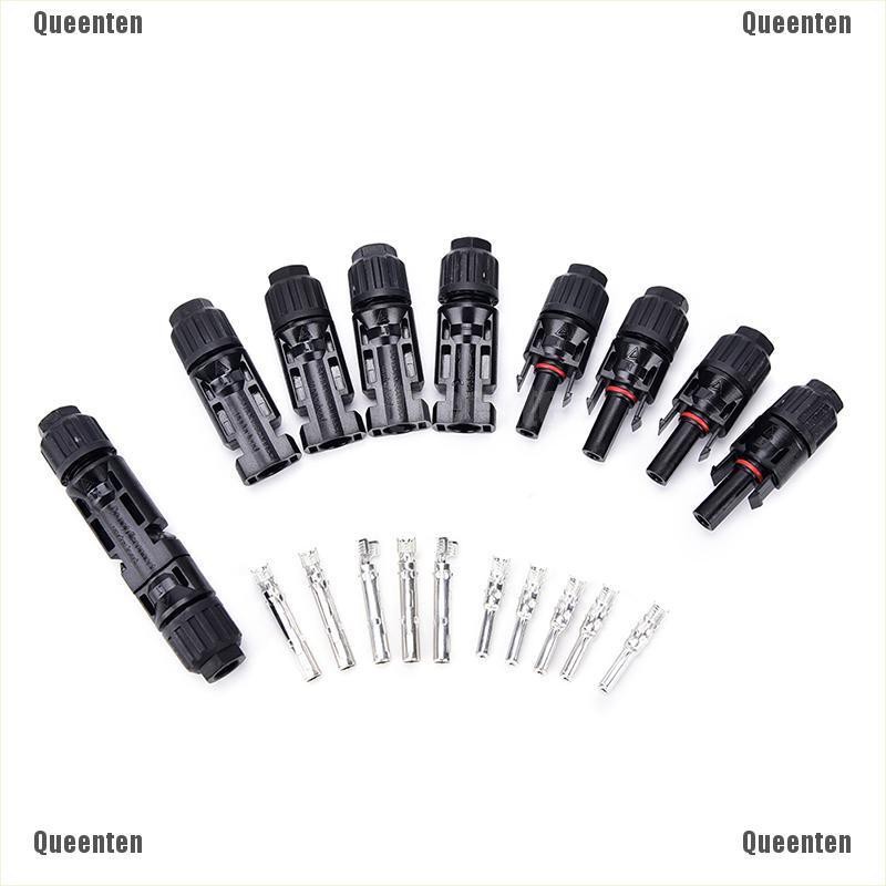 ★Nữ Hoàng★1 Bộ Kết Nối Dây Cáp MC4 30A Male M / F Năng Lượng Mặt Trời IP67