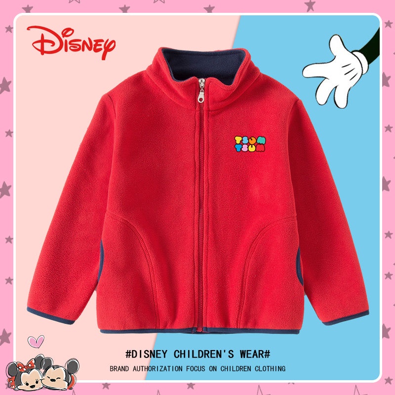 Áo Khoác Lông Cừu Dày Dặn Giữ Ấm In Hình Disney / Disney Phong Cách Phương Tây Cho Bé Gái