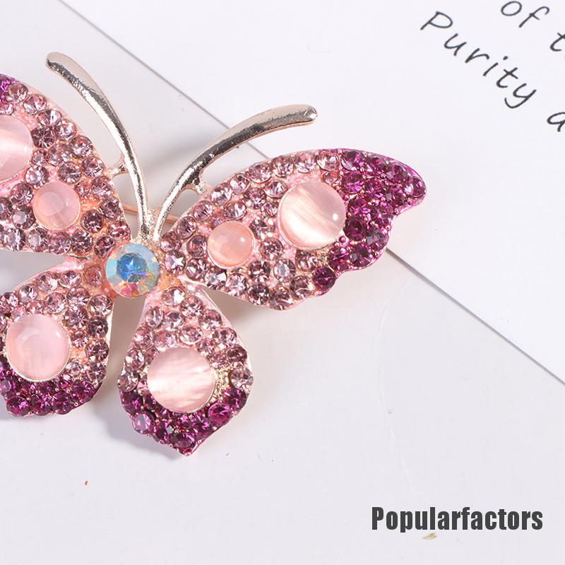 Ghim Cài Áo Hình Bướm Sang Trọng