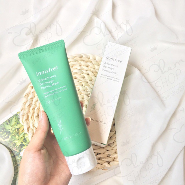 [Hàng Chính Hãng] Tẩy Tế Bào Chết - Tẩy Da Chết Chiết Xuất Lúa Mạch Innisfree Green Barley Gommage Peeling Mask 120ml | BigBuy360 - bigbuy360.vn