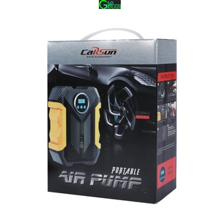 Máy bơm lốp ô tô, xe máy CARSUN bơm hơi 12V đồng hồ điện tử thông minh tự ngắt ,đo áp suất lốp