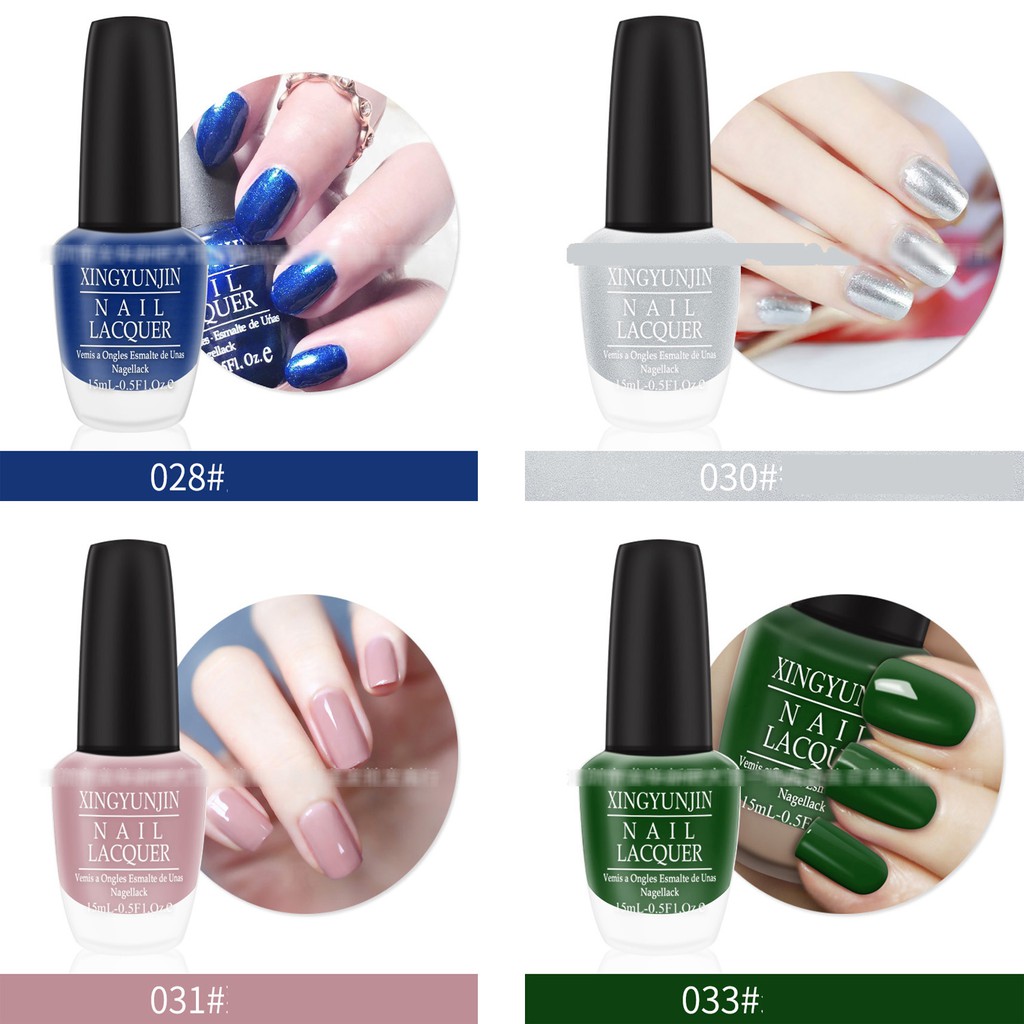 [GIAO SIÊU TỐC] Sơn Móng Tay LACQUER Nail Màu Sắc - tiện lợi đơn giản bóng dầu nhanh khô không bong tróc - 15ml