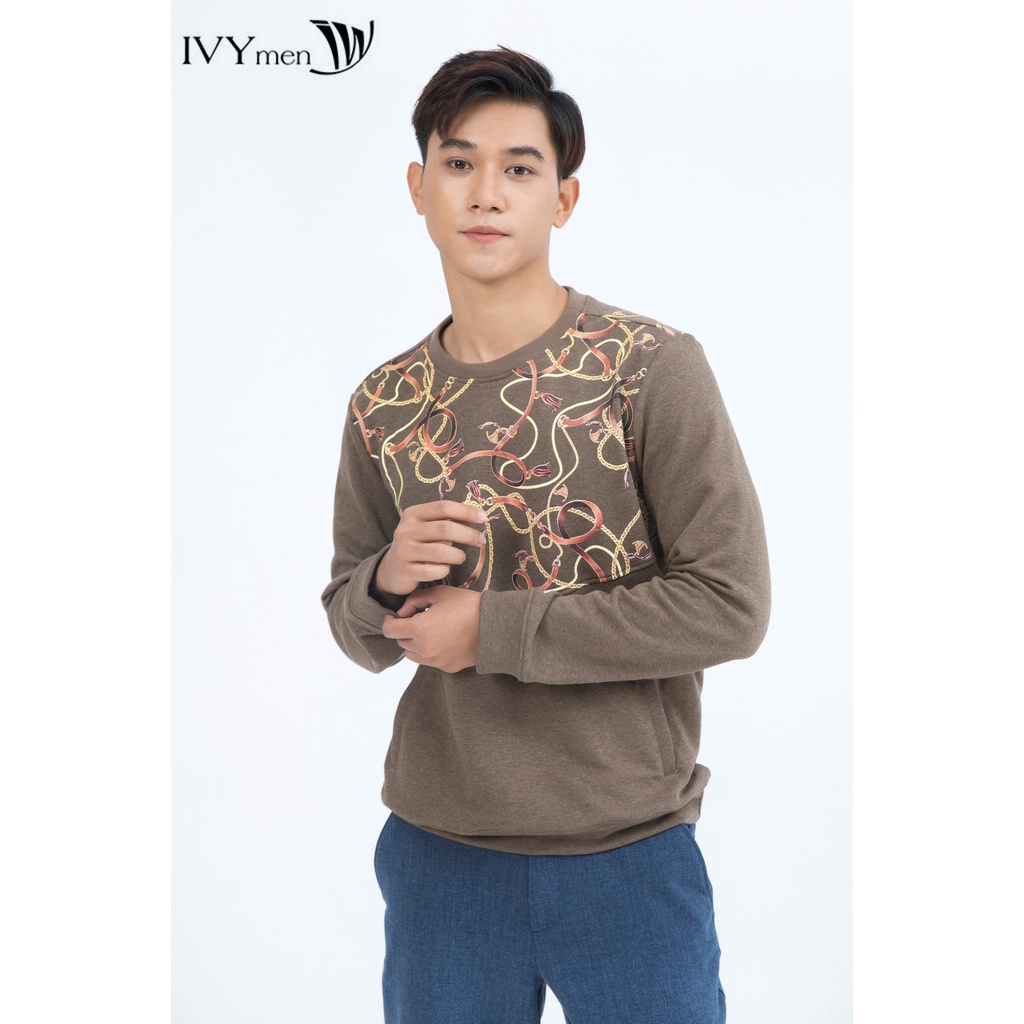 Áo sweater nam in họa tiết IVY moda MS 58E2234