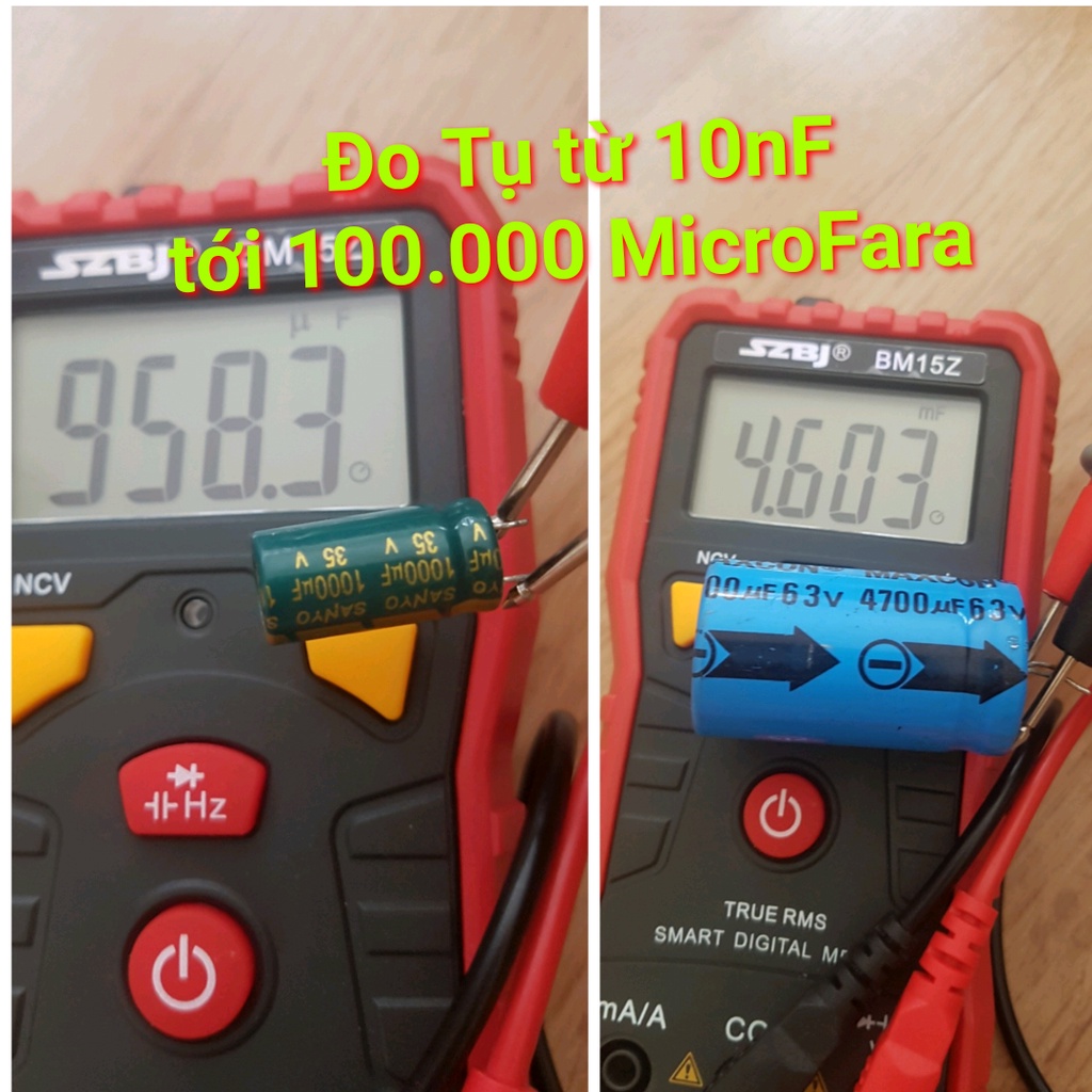 Đồng hồ đo điện Tự động Thông minh dùng trong sửa chữa học tập nghiên cứu