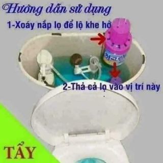 Chai tẩy bồn cầu