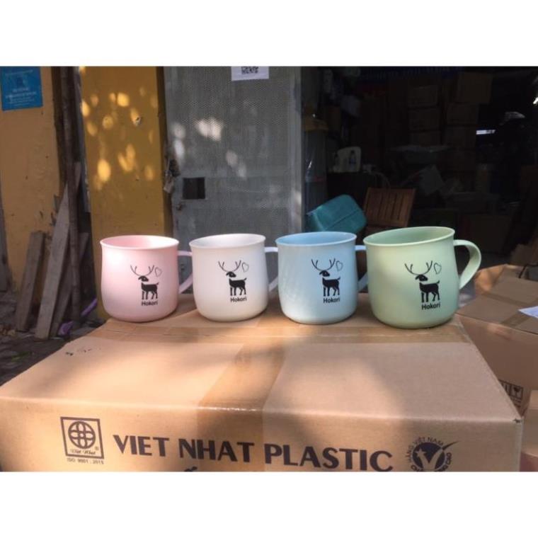 Cốc nhựa lúa mạch cao cấp chịu nhiệt, có quai hokori 6369