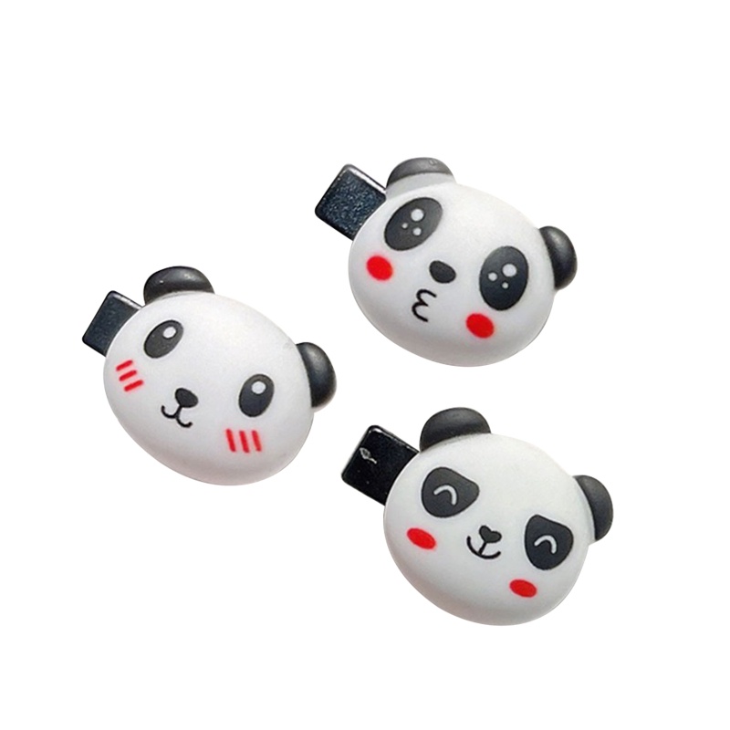 Bộ 3 Dây Cột Tóc Hình Gấu Trúc Hoạt Hình Dễ Thương