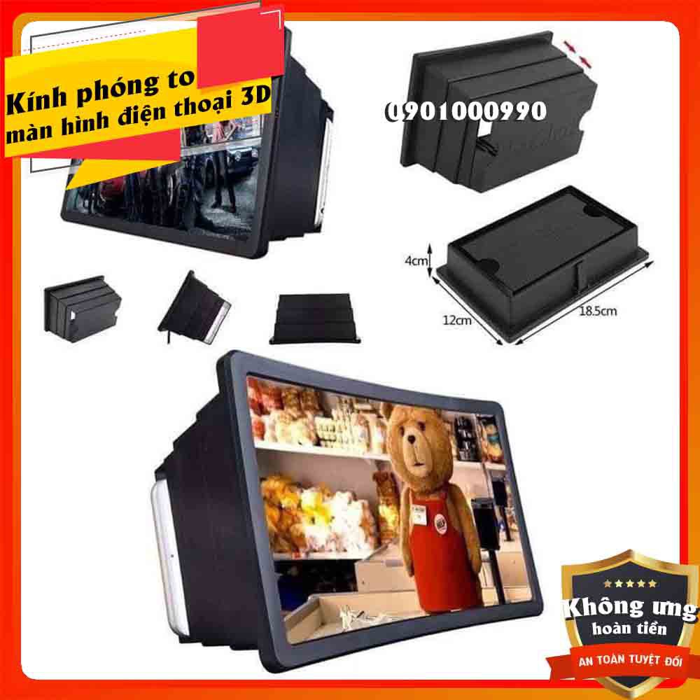 Kính phóng to màn hình điện thoại 3D - Xem phim, xem youtube thoải mái hơn