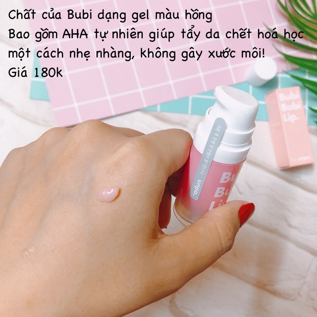 Gel Tẩy da chết môi Unpa Bubi Bubi Lip . [New Hot]